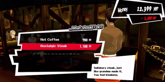 Persona 5 Nostalgic Steak